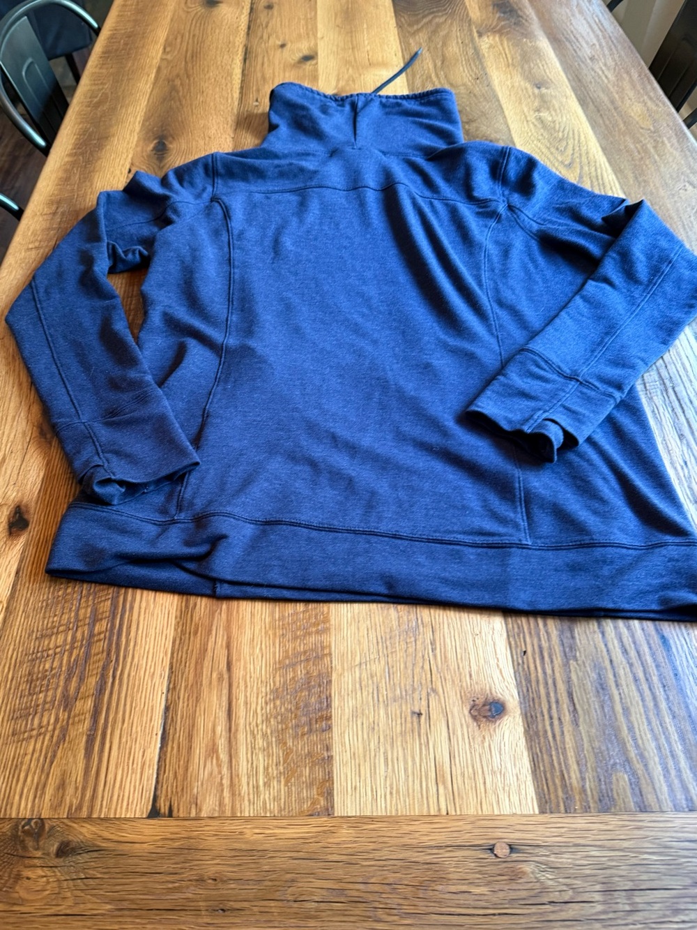 Under Armour Navy Blue Women's Quarter-Zip Pullover Funnel Neck